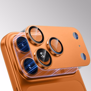 Tempered glass Tel Protect 95% AR+AF Full Metal Camera Protector on camera for Samsung Galaxy S26/S26 Plus black (camera island)