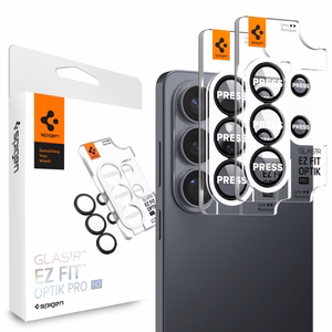 Spigen Glas.Tr Ez Fit Optik Pro HD Kameros apsauga 2-pack skirtas Samsung Galaxy S26 Ultra - juodas