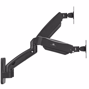 Maclean MC-988 sieninis laikiklis dviem monitoriams 17-32″, maks. 9 kg, mechaninė spyruoklė