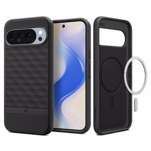 Spigen Parallax Mag MagSafe dėklas Google Pixel 10 Pro XL - matinė juoda
