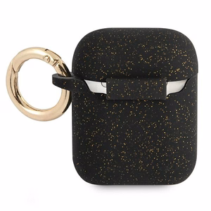 Guess GUA2SGGEK чехол AirPods чёрный/чёрный Silicone Glitter