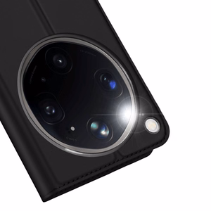 Dux Ducis „Skin Pro“ atverčiamas dėklas, skirtas „OPPO Find X9 Ultra“ – juodas
