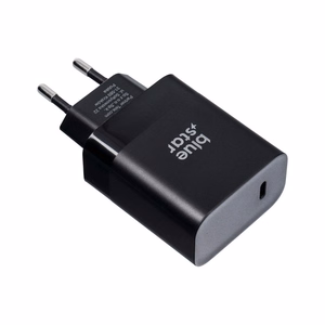 Зарядное устройство Blue Star USB C QC4.0 PD 3A 45W + кабель USB C — USB C TFB-TC-45WPD чёрное