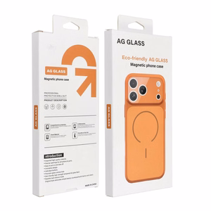 Case for iPhone 15 PRO MAX Make 17 compatible with MagSafe orange