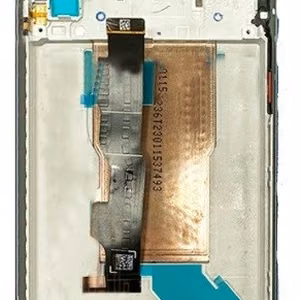LCD ekranas Xiaomi Poco F5 5G su jutikliniu ekranu su rėmeliu mėlynas originalus (service pack)