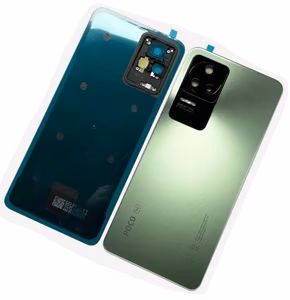 Задняя крышка для Xiaomi Poco F4 Nebula Green Оригинал (сервисная упаковка)