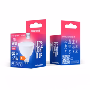 Forever Light LED Bulb GU5,3 MR16 4.2W 400lm 6000K 12V class F