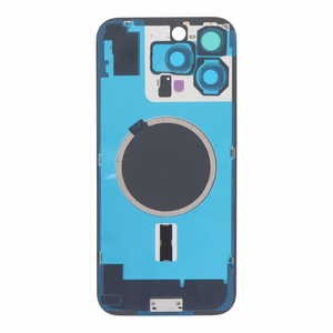 Galinis dangtelis iPhone 16 Pro Max, balto titano (pilnas dangtelis / be NFC lanksčiosios jungties), OEM