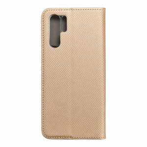 SMART Dėklas telefonui Knyga HUAWEI P30 Pro auksinis