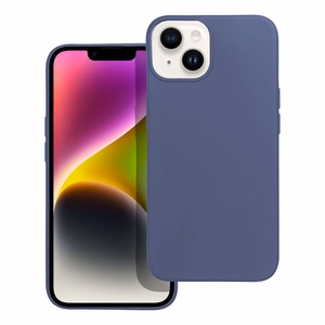 Чехол для iPhone 14, матовый синий