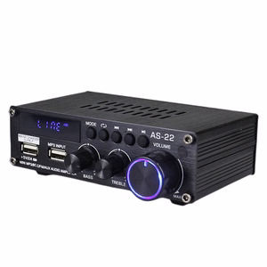 Blitzwolf AS-22 garso stiprintuvas, 45W, Bluetooth 5.0, USB + nuotolinis valdymas (juodas)