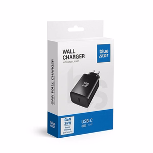 Blue Star TFB-TC-35WPD 35W USB-C QC 4.0 / PD 3A įkroviklis, juodas