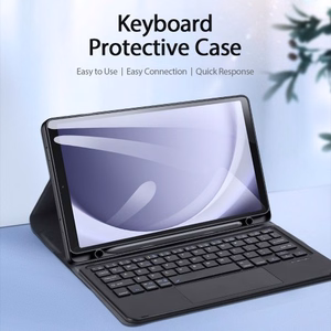 Dux Ducis TK Series belaidė klaviatūra / dėklas Samsung X200 X205 Tab A8 2021 10.5 juodas