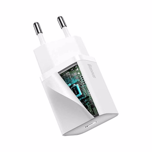 Charger Baseus Super Si 20W USB-C white CCSUP-B02