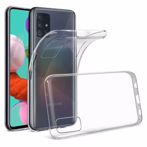 Чехол для Samsung A51 Clear Case 2 мм Box прозрачный