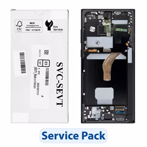 Samsung Service Pack ekranas, skirtas „Galaxy S22 Ultra S908“, grafito spalvos (GH82-27488E)