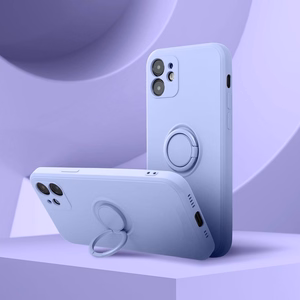 Silikoninis žiedinis dėklas telefonui XIAOMI Redmi Note 13 5G - violetinis