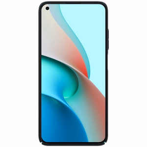 Nillkin Super Frosted Shield усиленный чехол для Xiaomi Redmi Note 9T 5G чёрный