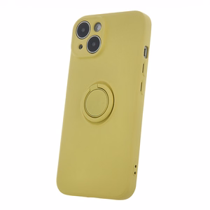 Dėklas telefonui su piršto laikikliu Xiaomi Redmi Note 13 Pro Plus 5G (global) geltonas