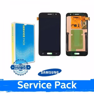 LCD ekranas skirtas Samsung J120 2016 J1 auksinis (Service Pack)