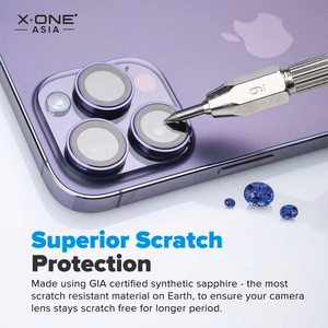 "X-ONE Sapphire Camera Armor" - skirtas "Samsung Galaxy S26" - sidabrinis