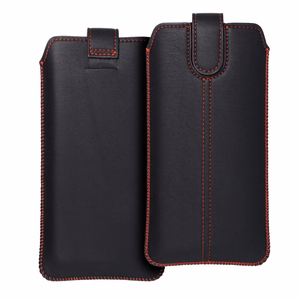Kišeninis universalus dėklas "Ultra Slim M4", skirtas "Iphone 6 Plus" / "7 Plus" / "8 Plus" / "XS Max" / "11 Pro Max" / "Samsung S10+/A10/A32/A50", juodas