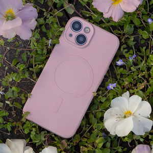 Simple Color Mag dėklas Samsung Galaxy A57 5G rožinis
