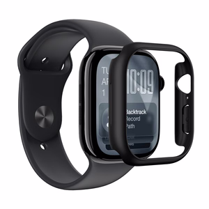 Чехол AmazingThing Minimal для Apple Watch Series 11 42 мм — чёрный