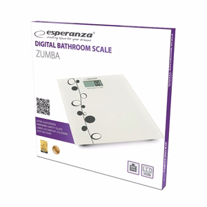 Esperanza EBS005 personal scale Rectangle White Electronic personal scale