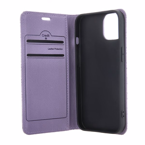 Smart Caro dėklas Motorola Edge 40 Neo violetinis