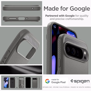Чехол Spigen Rugged Armor для Google Pixel 9 Pro XL - серый