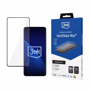 Sustiprintas viso ekrano grūdintas stiklas 3mk HardGlass Max Black, skirtas "Xiaomi Redmi Note 13 Pro+