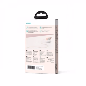 Joyroom Multi-Color Series S-A34 USB-A / USB-C 100W kabelis 1m - rožinis