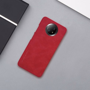 Nillkin Qin кожаный чехол-кобура для Xiaomi Redmi Note 9T 5G коричневый