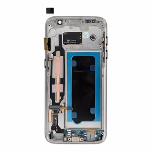Дисплей FixCell LCD Samsung S7 с рамкой золотой (refub)