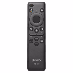 SAVIO RC-27 Universalus/pakaitinis nuotolinio valdymo pultas SAMSUNG televizoriui – SMART TV