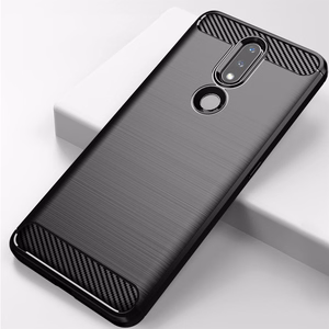 Anglies dėklas lankstus dangtelis TPU dėklas telefonui Nokia 2.4 juodas