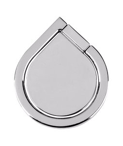 Universal ring phone holder, silver