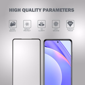 Защитное стекло Crong 3D Armor Glass Full Glue 9H для Xiaomi Mi 10T Lite
