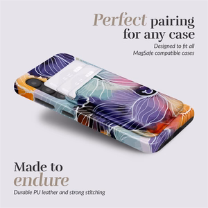 MIO Flowers Magsafe Case Compatible Card Holder
