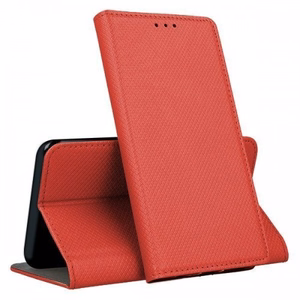 SMART CASE knygos tipo dėklas telefonui SAMSUNG A14 4G / A14 5G raudonas