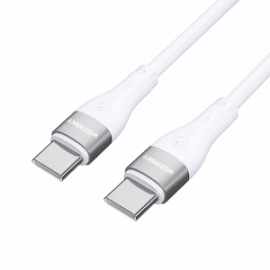 Wozinsky WSTCC1 кабель USB-C USB-C PD 65W 1м - белый