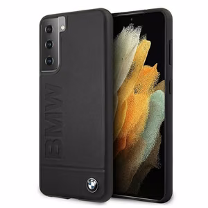 BMW Signature Logo Imprint чехол для Samsung Galaxy S21+ - чёрный