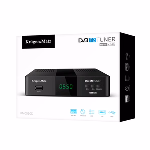 Krüger&Matz KM0550D – DVB-T2 H.265 HEVC tuner