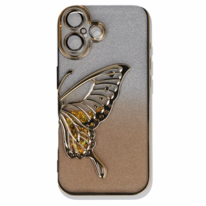 Tel Protect Butterfly Water dėklas telefonui Iphone 17 auksinis