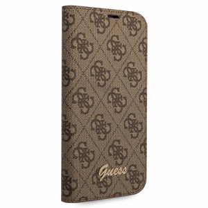 Guess GUBKP14XHG4SHW iPhone 14 Pro Max 6.7 "ruda / ruda knyga 4G Vintage Gold Logo