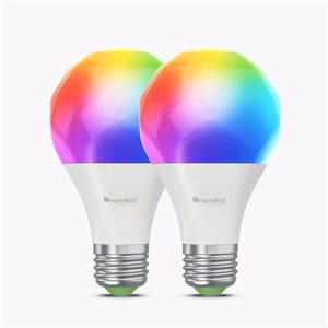 Nanoleaf Essentials Matter A60 – E27 RGBCW išmaniosios lemputės, 2 vnt., 900 lm, 2700–6500 K, 9 W, Wi-Fi