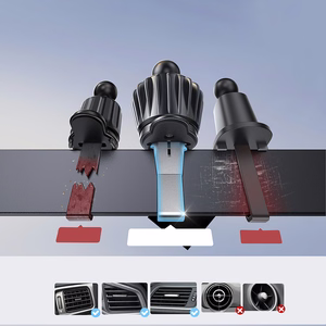 Belaidis automobilinis įkroviklis-laikiklis Joyroom (JR-ZS409) Magnetic (MagSafe 15W) tvirtinamas ant ventiliacijos grotelių juodas