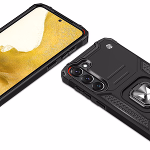 Чехол Wozinsky Ring Armor для Samsung Galaxy S23 бронированный с магнитным кольцом-держателем чёрный