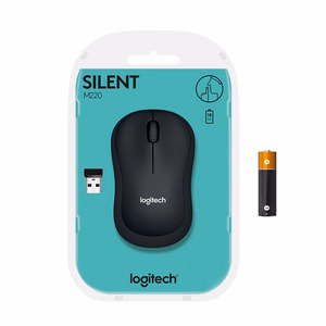 LOGITECH M220 Silent Black belaidė optinė pelė, 2.4GHz